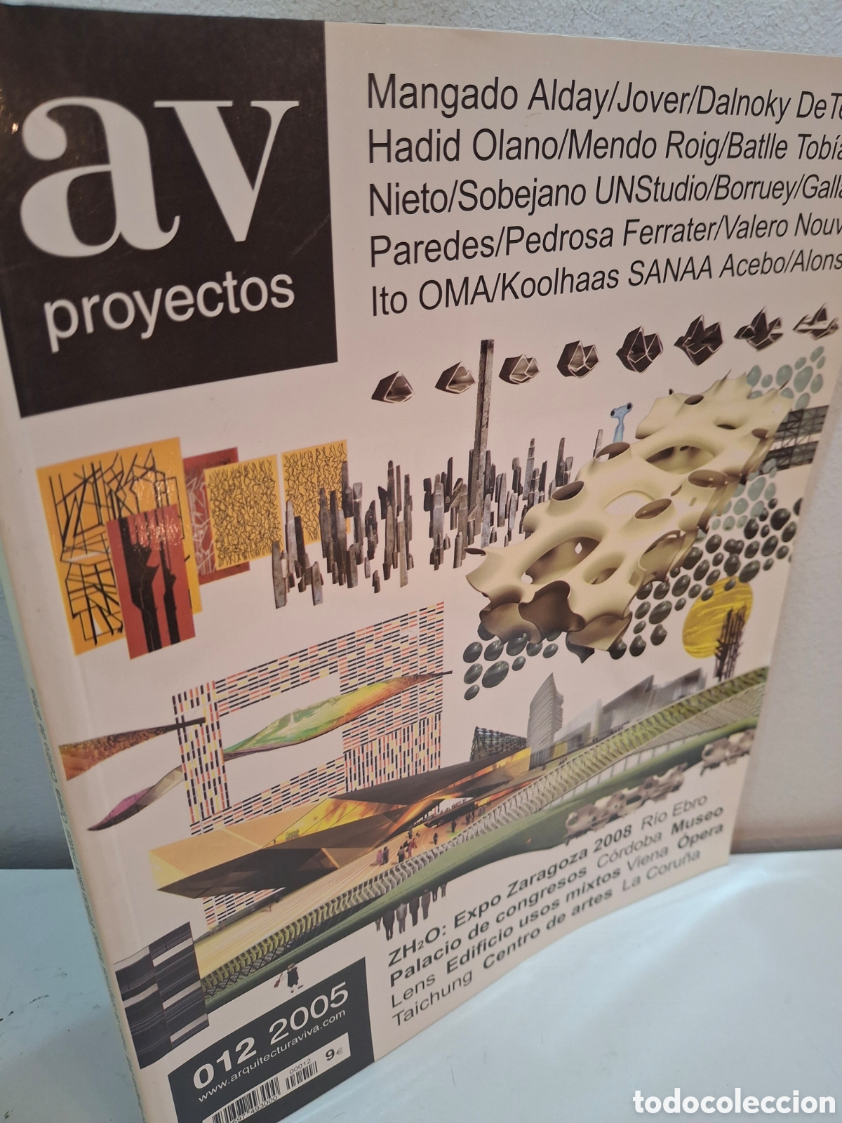 Libros de segunda mano: AV PROYECTOS N&ordm; 12, ZH2O: EXPO ZARAGOZA 2008, ARQUITECTURA VIVA, 2005