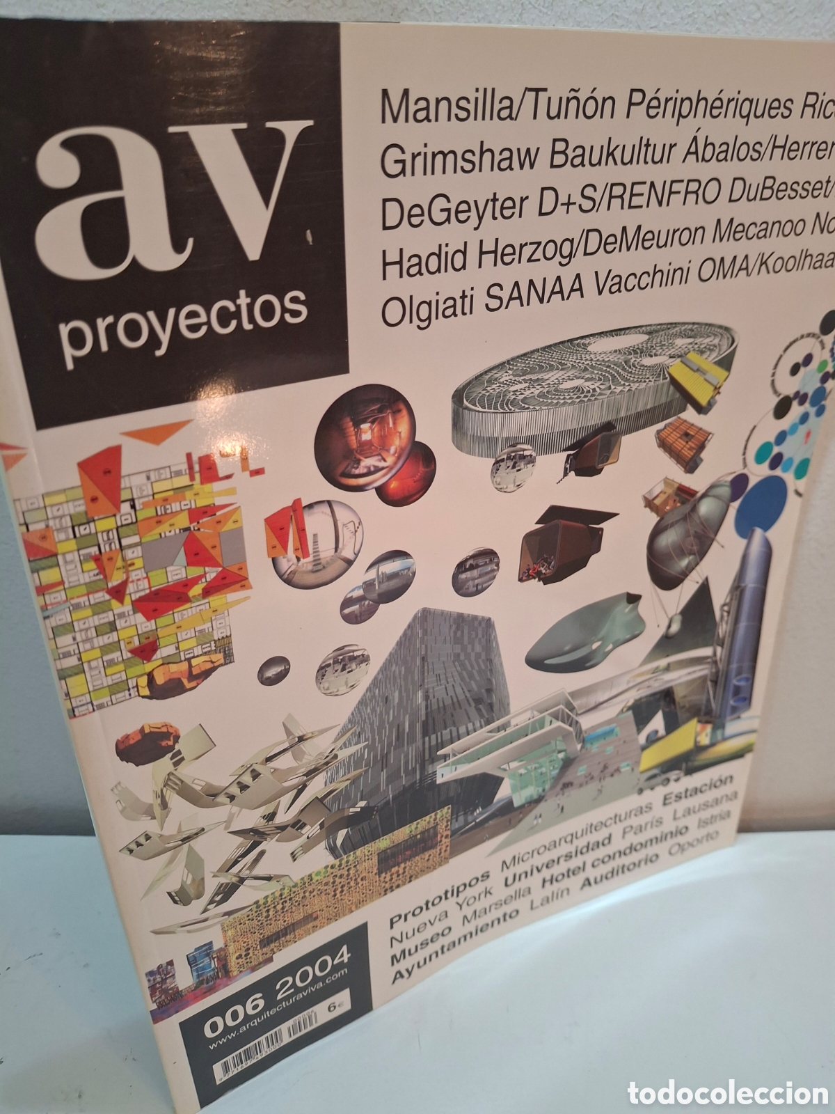 Libros de segunda mano: AV PROYECTOS N&ordm; 6, PROTOTIPOS, ARQUITECTURA VIVA, 2004