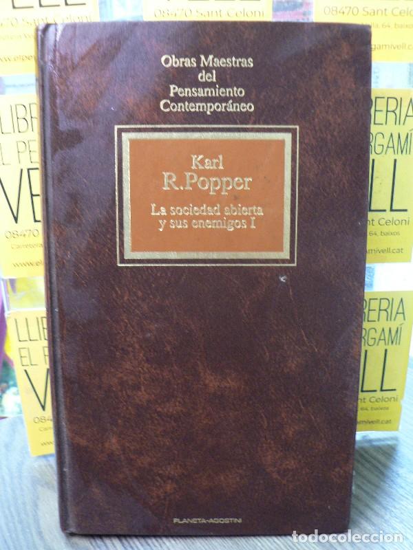 Libros de segunda mano: La Sociedad Abierta y Sus Enemigos, 1a Parte - Popper, Karl Raimund - Planeta-de Agostini - Obras Ma