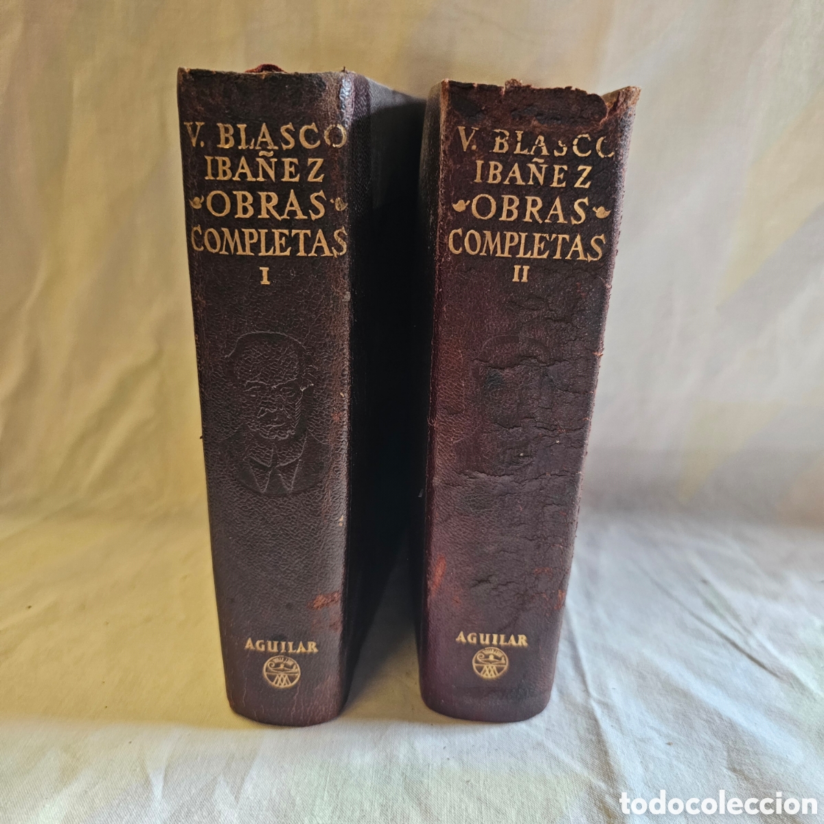 Libros de segunda mano: VICENTE BLASCO IBA&Ntilde;EZ OBRAS COMPLETAS 2 TOMOS AGUILAR 1958