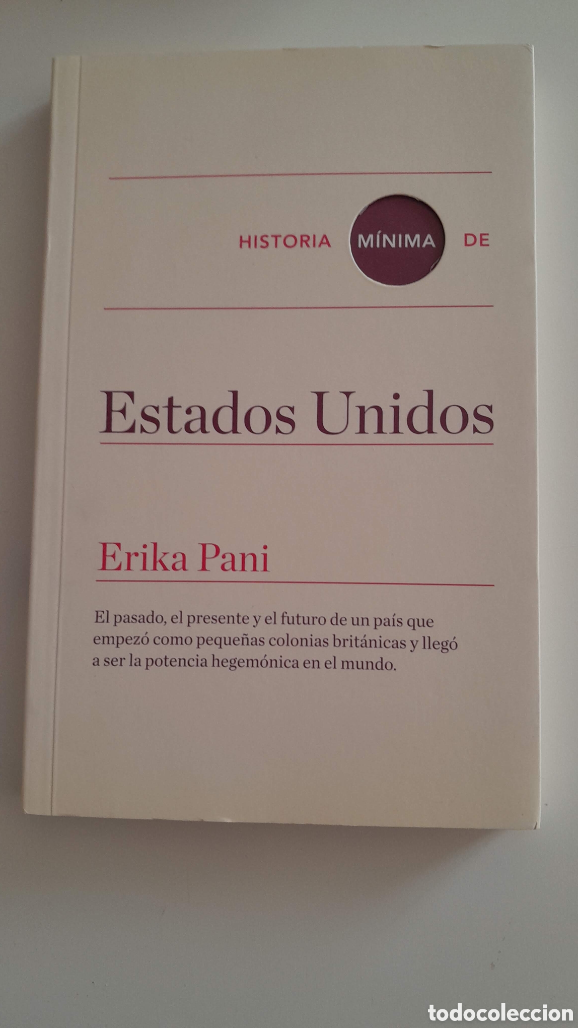 Libros de segunda mano: HISTORIA MINIMA DE ESTADOS UNIDOS. ERIKA PANI.TURNER