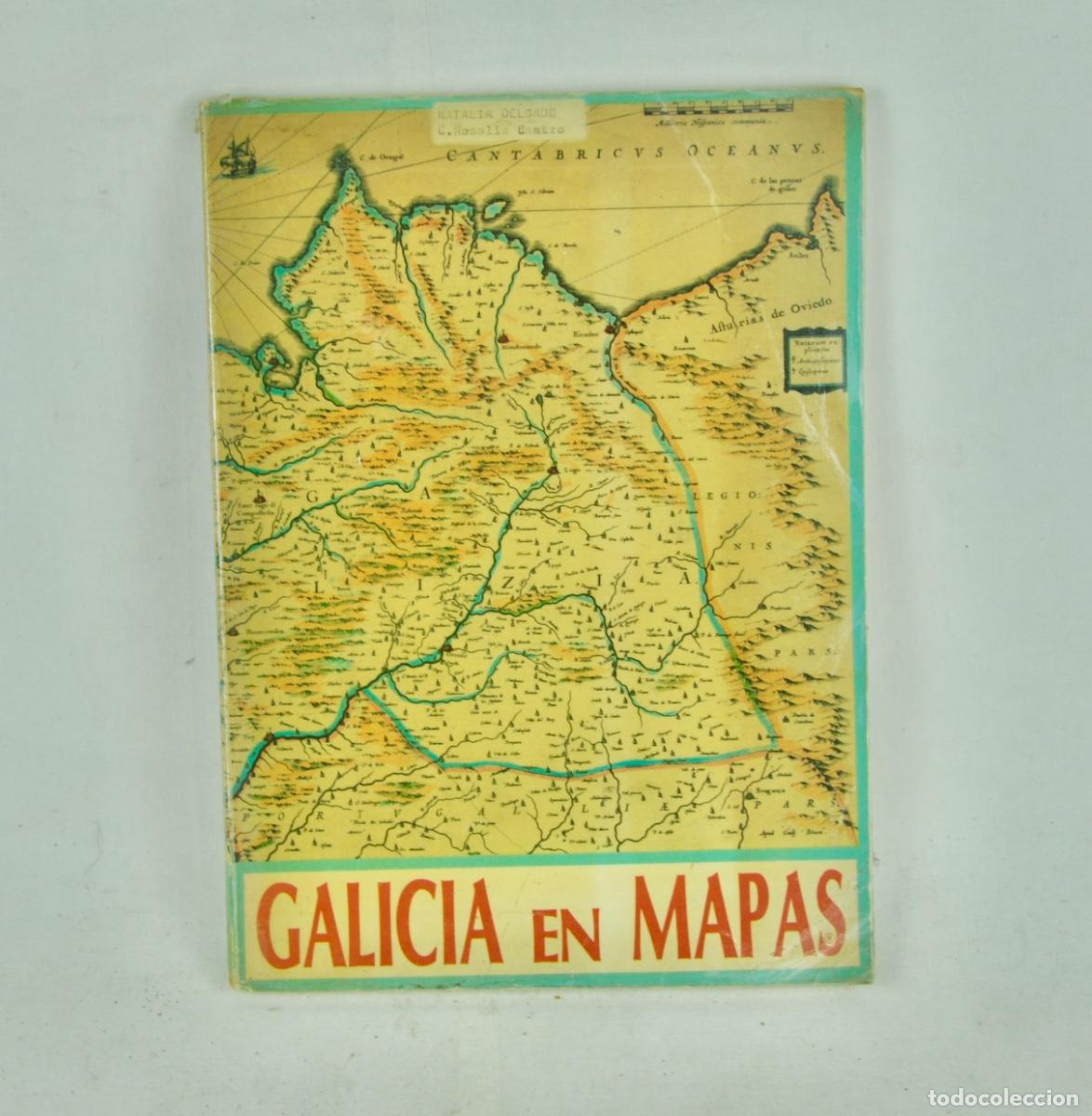 Libros de segunda mano: Galicia en mapas - Foto 1