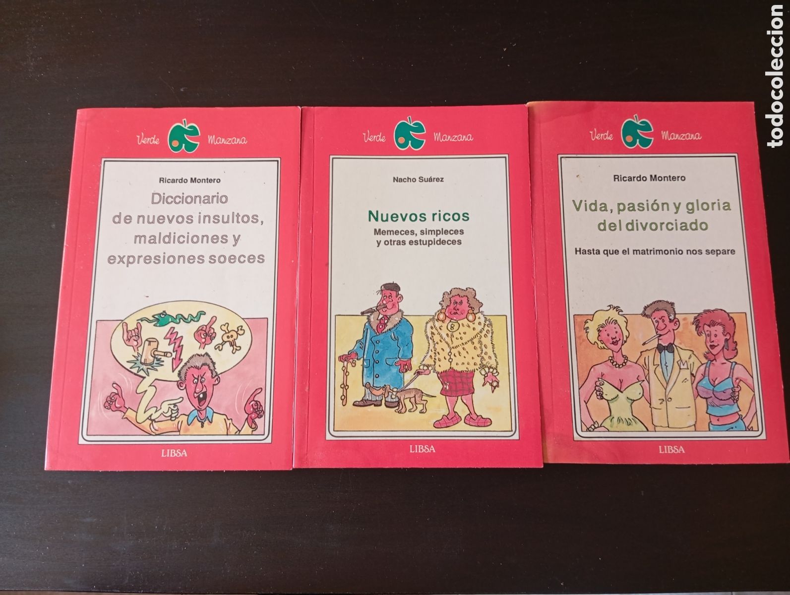 Libros de segunda mano: Verde Manzana Libsa 3 libros