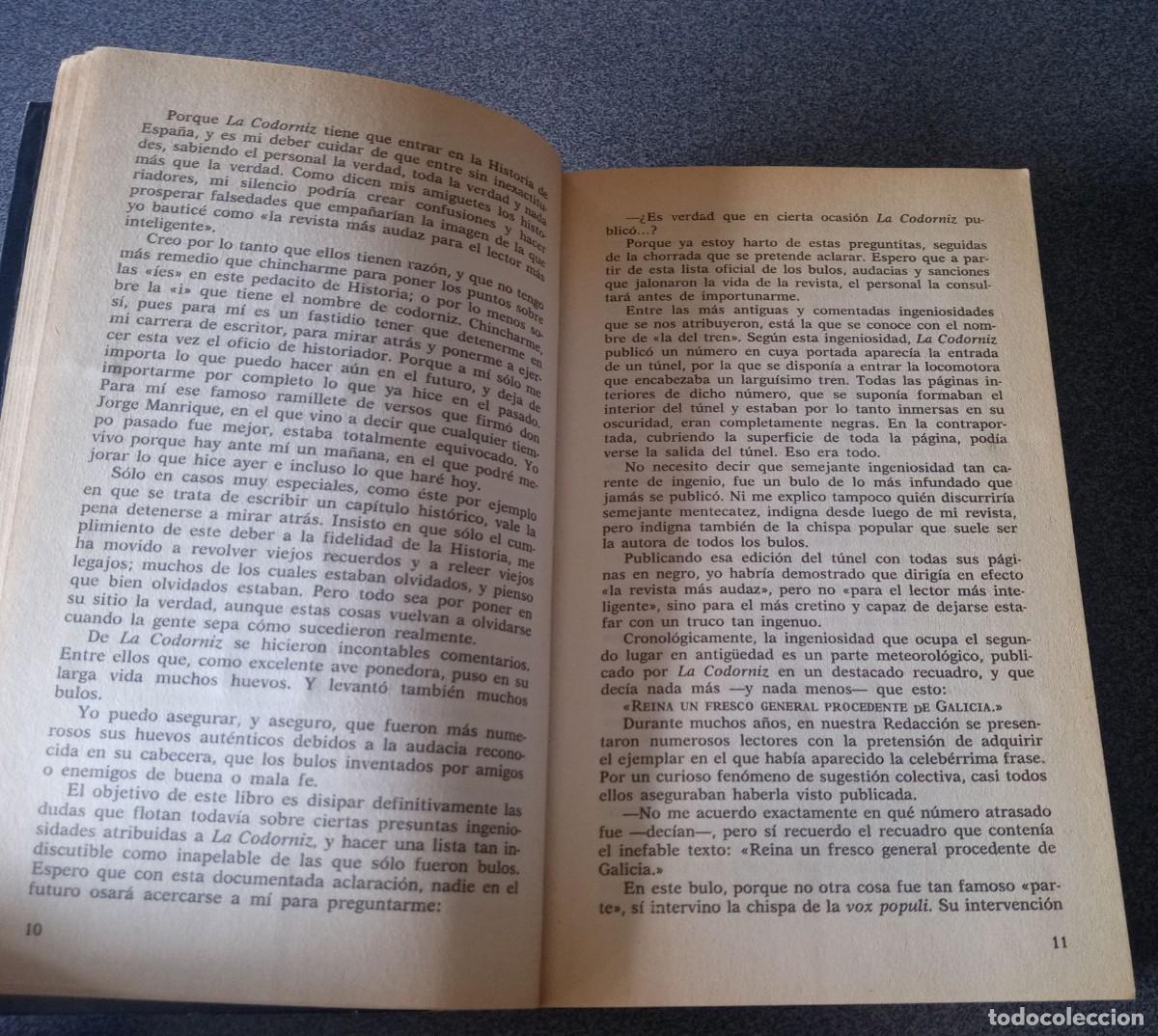 Libros de segunda mano: La Codorniz Sin Jaula Alvaro De Laiglesia - Foto 8