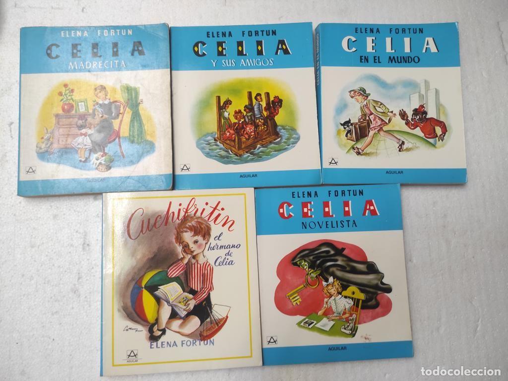 Libros de segunda mano: lote 5 LIBROS DE CELIA , madrecita, y sus amigas, en el mundo, novelista, Cuchifritin ,