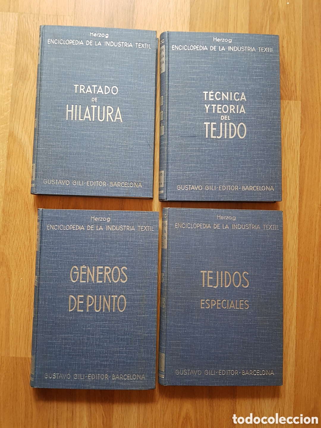Libros de segunda mano: Enciclopedia de la Industria Textil. Herzog.