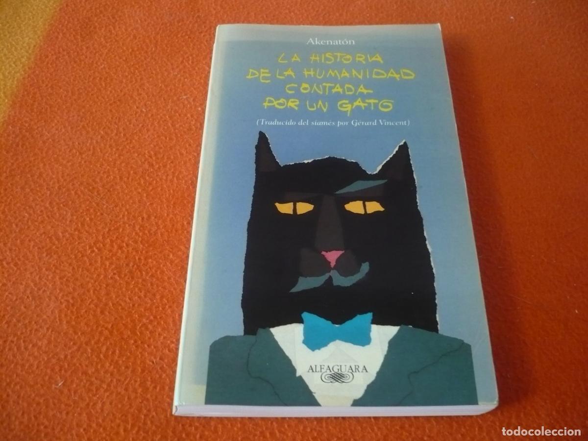 Libros de segunda mano: LA HISTORIA DE LA HUMANIDAD CONTADA POR UN GATO ( AKENATON GERARD VINCENT ) 1994 ALFAGUARA
