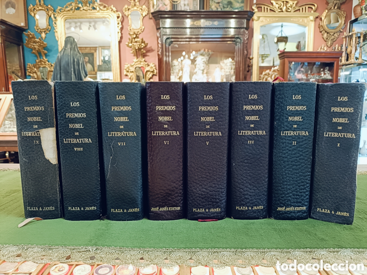 Libros de segunda mano: 8 TOMOS - LOS PREMIOS NOVEL DE LA LITERATURA - PLAZA & JANES A&Ntilde;O 1960,1957
