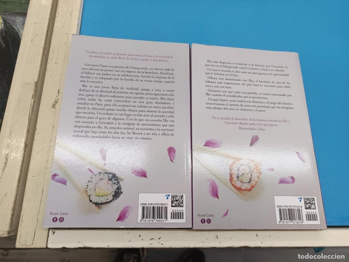 Libros de segunda mano: ROSE GATE NOVELAS ROMANTICAS DEVORAME Y RAN LOS DOS TOMOS 19.95 - Foto 2