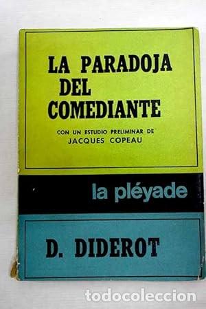 Libros de segunda mano: La paradoja del comediante. D. Diderot - Foto 1