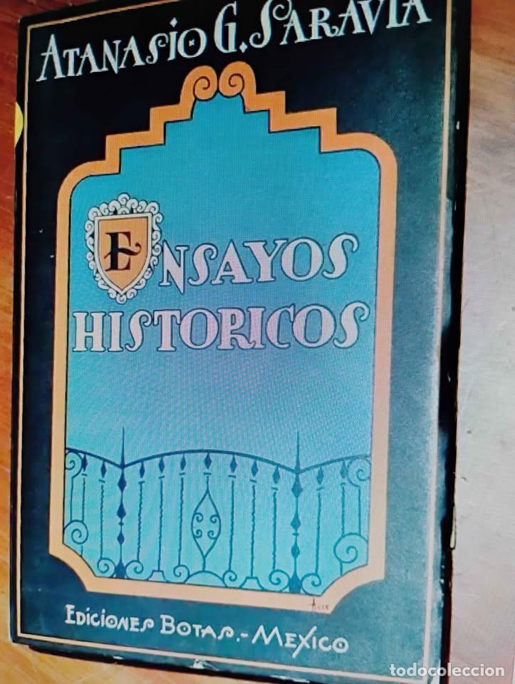 Gebrauchte B&uuml;cher: Ensayos Hist&oacute;ricos por Anastasio G Saravia, Ed. Botas 1937