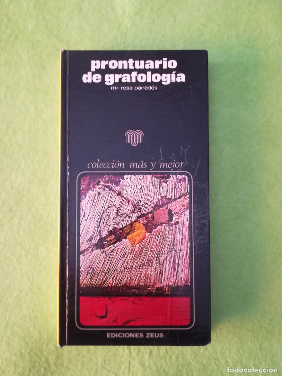 Libros de segunda mano: Prontuario de grafologia Rosa Panades ediciones zeus 1971