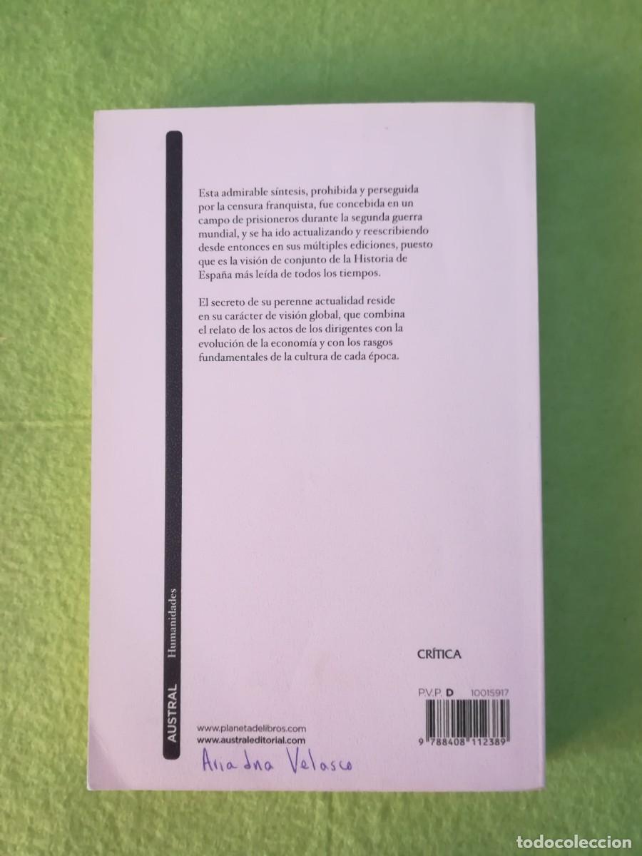 Libros de segunda mano: Historia de Espa&ntilde;a Pierre Vilar Austral 2013 - Foto 2