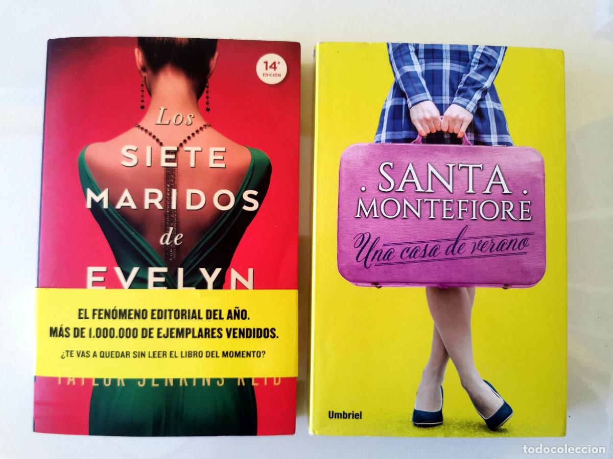 Libros de segunda mano: Los siete maridos de Evelyn Hugo. Taylor Jenkins Reid + Una casa de verano. Santa Montefiore.