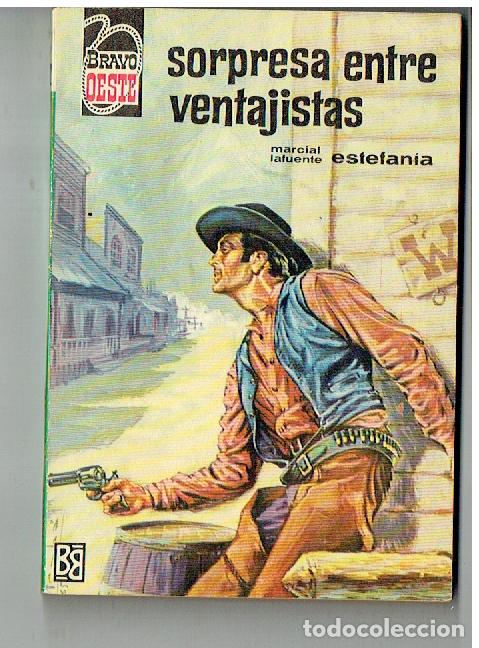 Libros de segunda mano: BRAVO OESTE. N&ordm; 222. SORPRESA ENTRE VANTAJISTAS. MARCIAL LAFUENTE ESTEFAN&Iacute;A. 1965.(TRO/17)