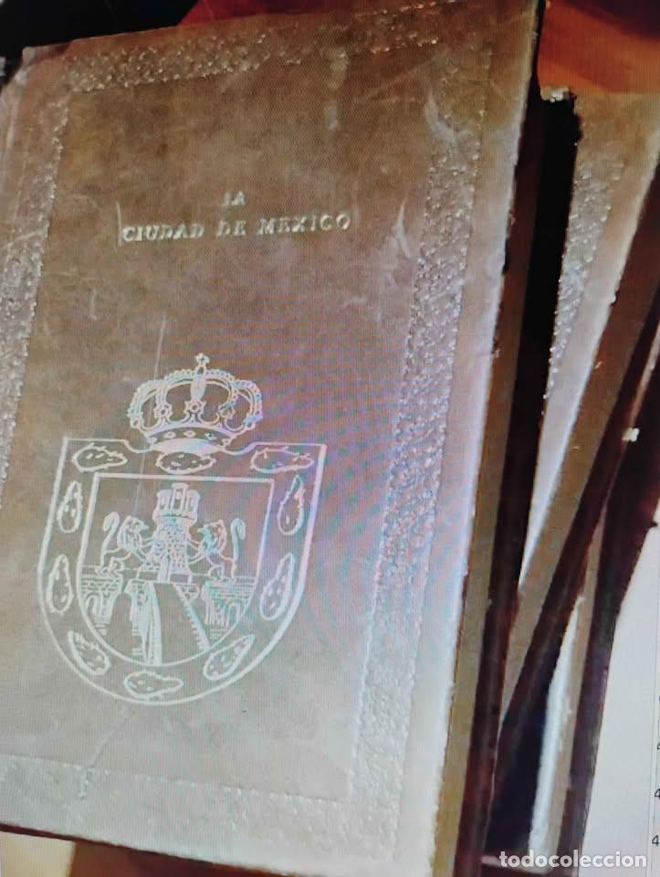 Libros de segunda mano: La Ciudad de M&eacute;xico por Jos&eacute; Mar&iacute;a Marroqu&iacute; 3 Tomos 1969 Facs&iacute;mil Segunda Edici&oacute;n