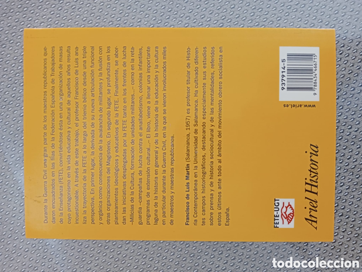Libros de segunda mano: La FETE en la Guerra Civil espa&ntilde;ola (1936-1939) / Francisco Luis Mart&iacute;n