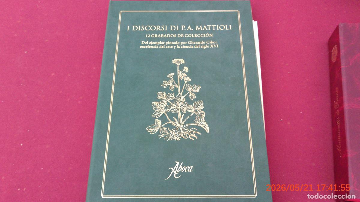 Libros de segunda mano: I DISCORSI DI P.A. MATTIOLI 12 Grabados de coleccion del ejemplar pintado por Gherardo Cibo S. XVI