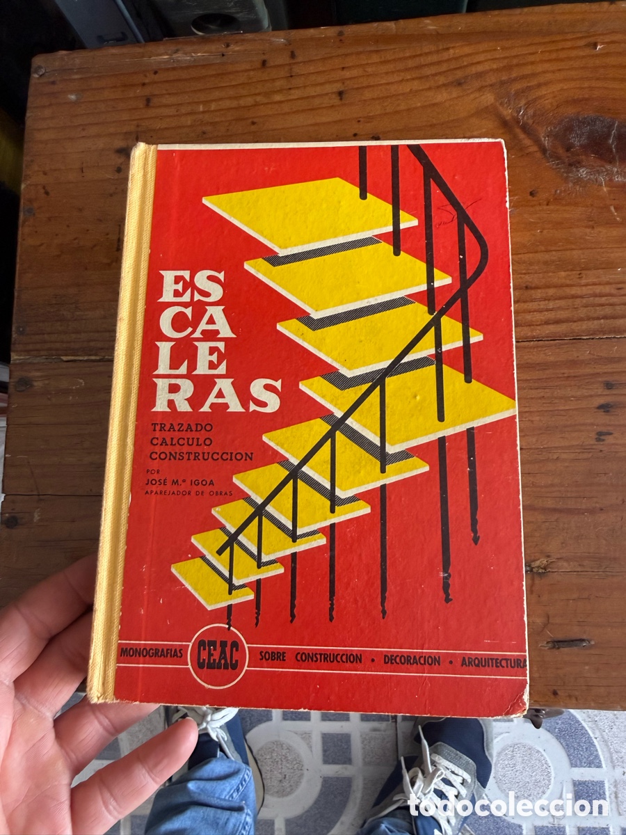 Libros de segunda mano: Libro escaleras, trazado y construcci&oacute;n, muy buen estado