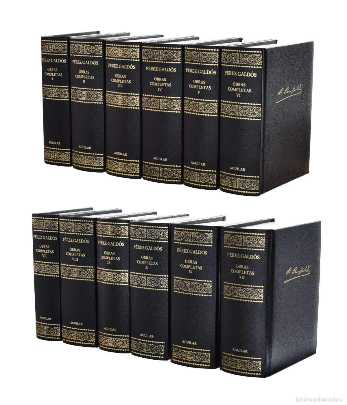 Libros de segunda mano: OBRAS COMPLETAS, I-II-III-IV-V-VI-VII-VIII-IX-X-XI-XII (OBRA COMPLETA EN 12 TOMOS) - P&Eacute;REZ GALD&Oacute;S, B