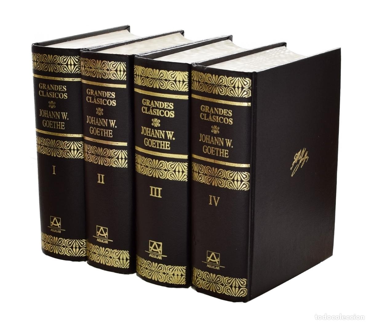 Libros de segunda mano: OBRAS COMPLETAS, I-II-III-IV (EDICI&Oacute;N COMPLETA EN 4 TOMOS) - GOETHE, Johann Wolfgang Von