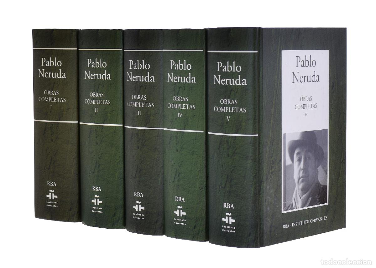 Libros de segunda mano: OBRAS COMPLETAS, I-II-III-IV-V (EDICI&Oacute;N COMPLETA EN 5 TOMOS) - NERUDA, Pablo