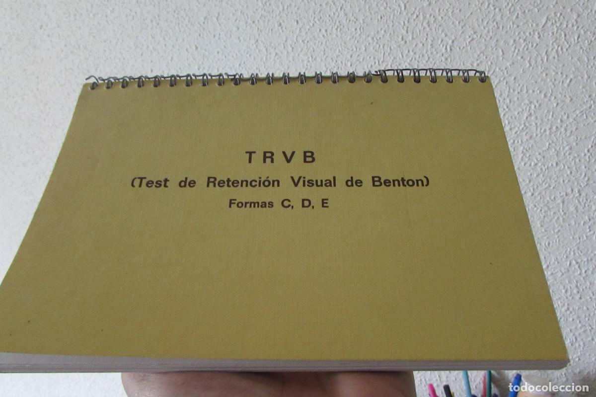 Libros de segunda mano: TRVB Test de Retenci&oacute;n Visual de Benton: Formas C, D, E 1981 - Foto 1