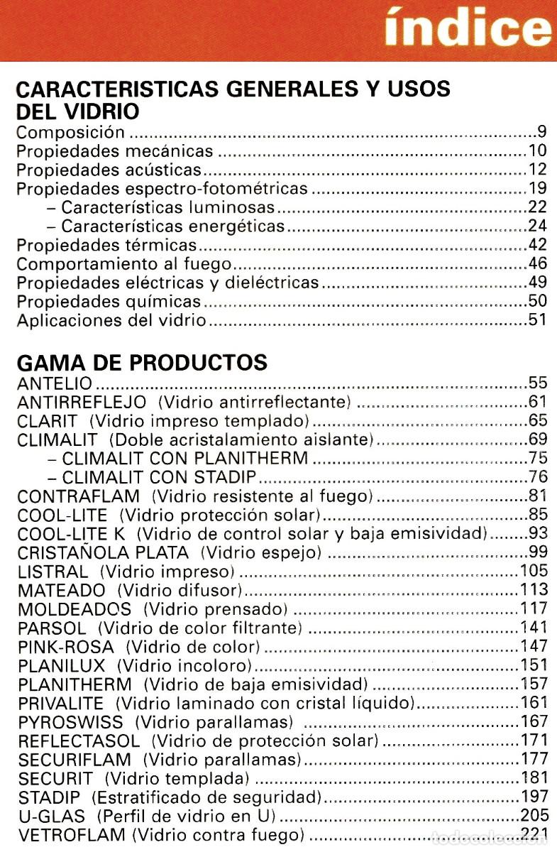 Libros de segunda mano: MANUAL DEL VIDRIO. APLICACIONES. FABRICACION. CONSTRUCCION. EDIFICACION. ARQUITECTURA. - Foto 11