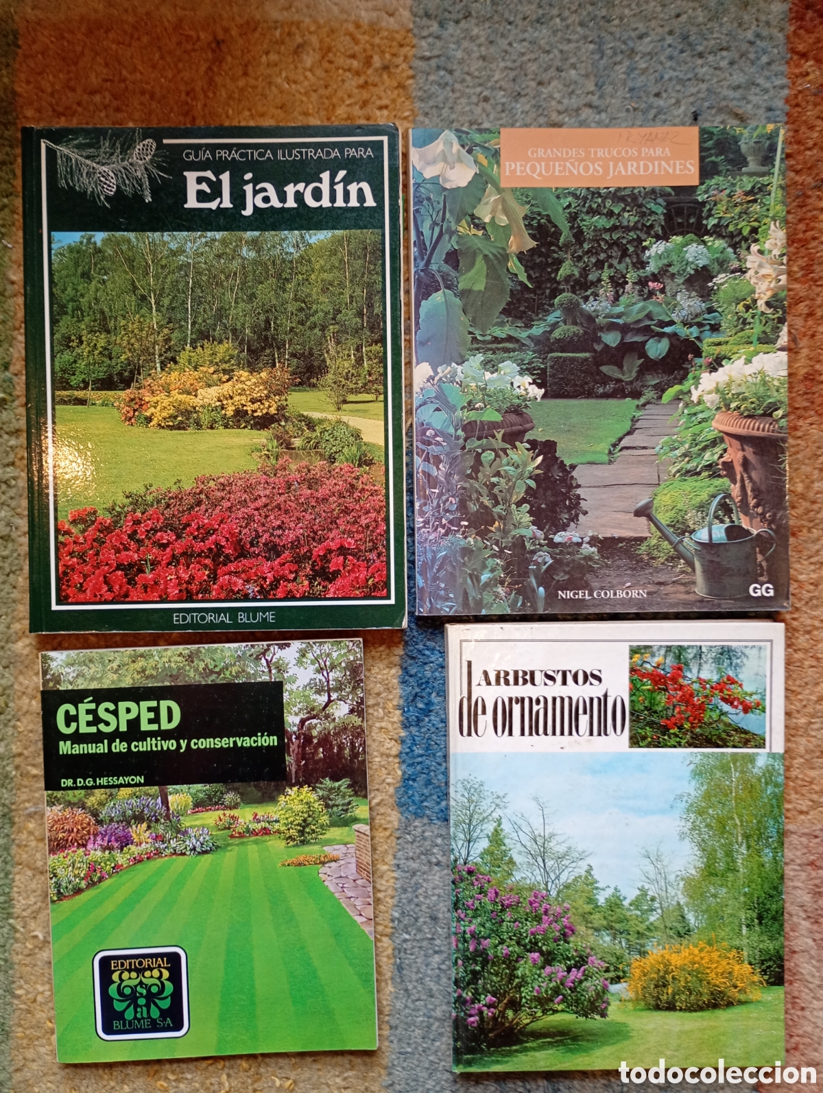 Libros de segunda mano: 4 libros jardiner&iacute;a en perfectas condiciones