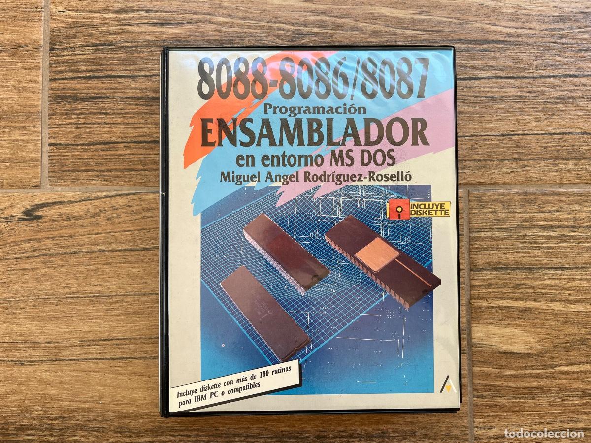 Libros de segunda mano: Manual libro 8088-8086/8087 programaci&oacute;n ensamblador en entorno ms dos