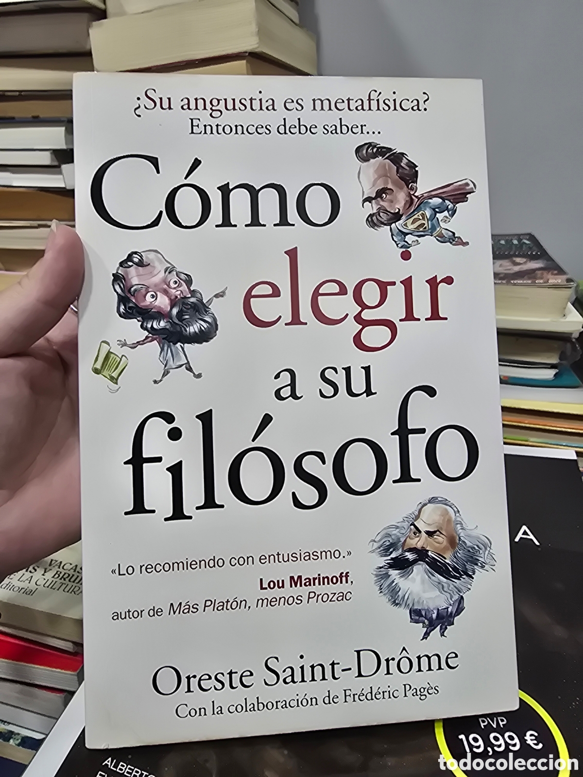 Libros de segunda mano: COMO ELEGIR A SU FILOSOFO Oreste Saint Drome EDICIONES B 2003 filosofia, humor y autoayuda sat&iacute;rica