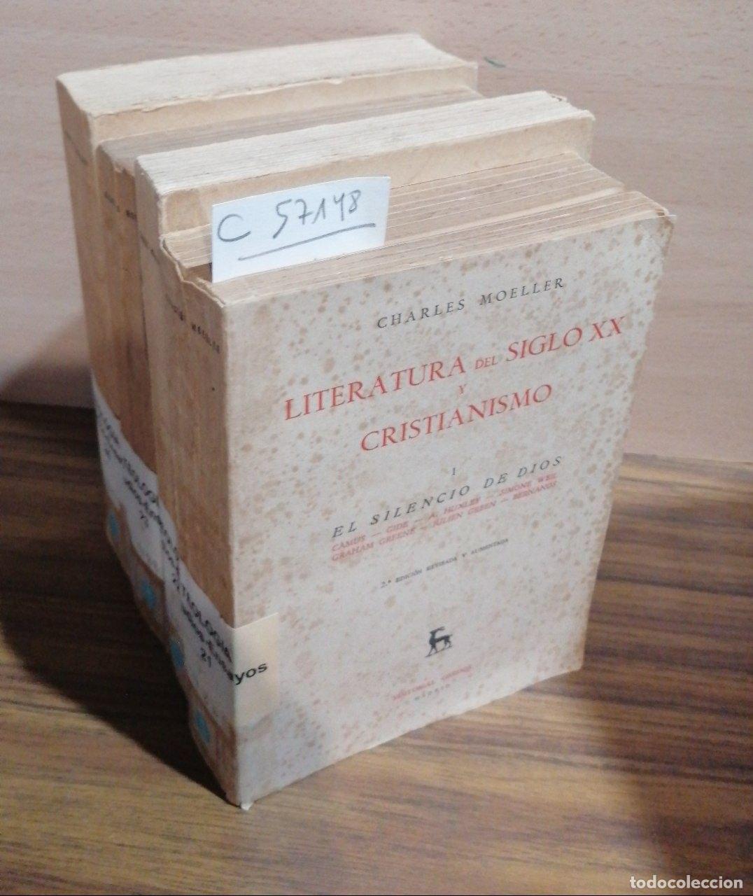 Libri di seconda mano: MOELLER, Charles - LITERATURA DEL SIGLO XX Y CRISTIANISMO (4 VOLUMENES)