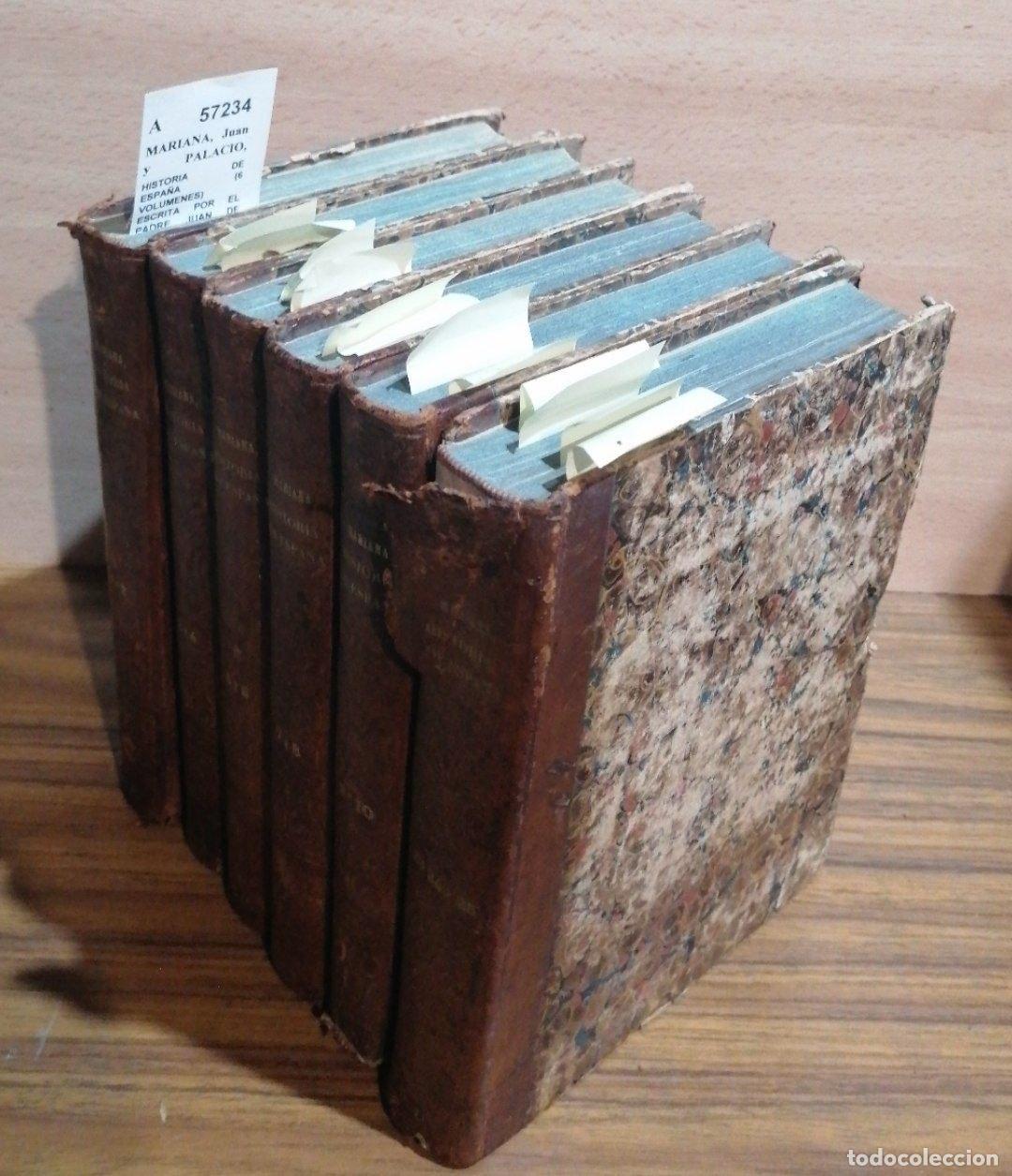Gebrauchte B&uuml;cher: MARIANA, Juan y PALACIO, Eduardo de - HISTORIA DE ESPA&Ntilde;A (6 VOLUMENES) ESCRITA POR EL PADRE JUAN DE