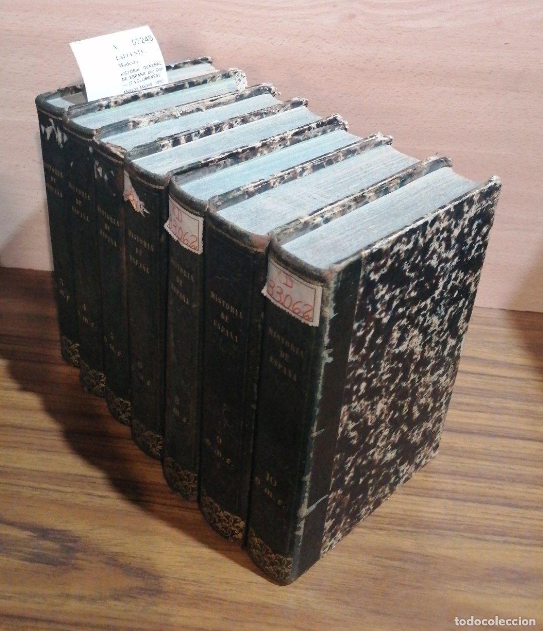 Gebrauchte B&uuml;cher: LAFUENTE, Modesto - HISTORIA GENERAL DE ESPA&Ntilde;A por Don ---, (7 VOLUMENES)