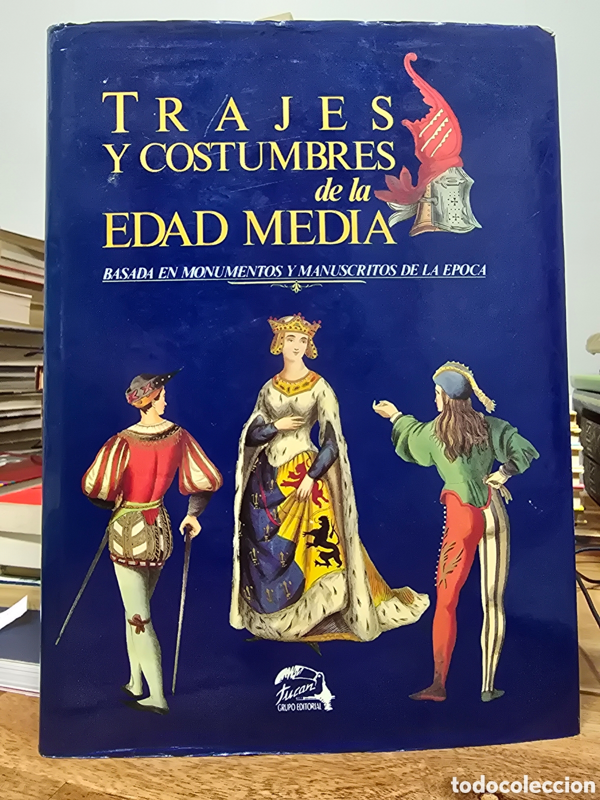 Libros de segunda mano: TRAJES Y COSTUMBRES DE LA EDAD MEDIA Aldaba ediciones 1991 historia ilustrado