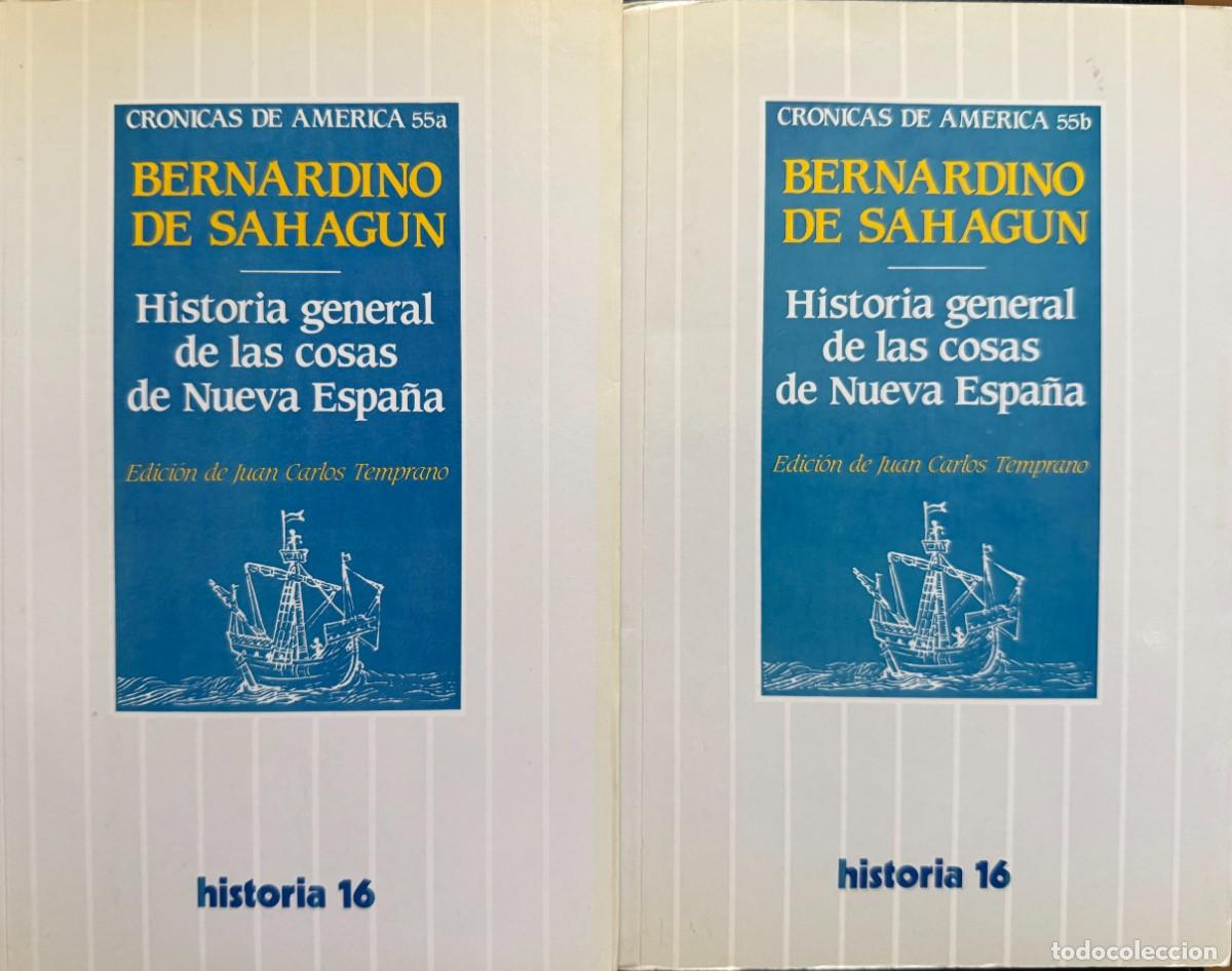 Libros de segunda mano: Fray Bernardino de Sahag&uacute;n. Historia general de las cosas de Nueva Espa&ntilde;a. 2 vols