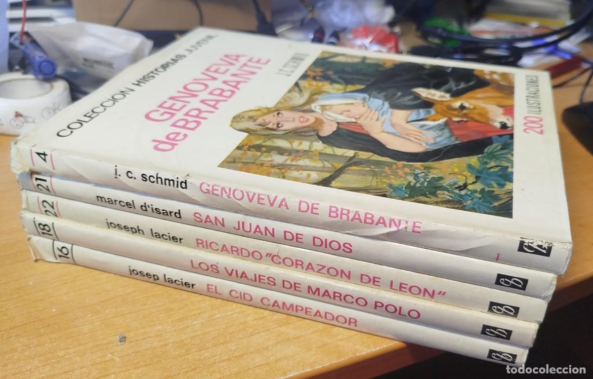 Libros de segunda mano: Lote de 5 libros &rdquo;Coleccion Historias Juvenil&rdquo; Ed. Bruguera - 1as ediciones 1968-69
