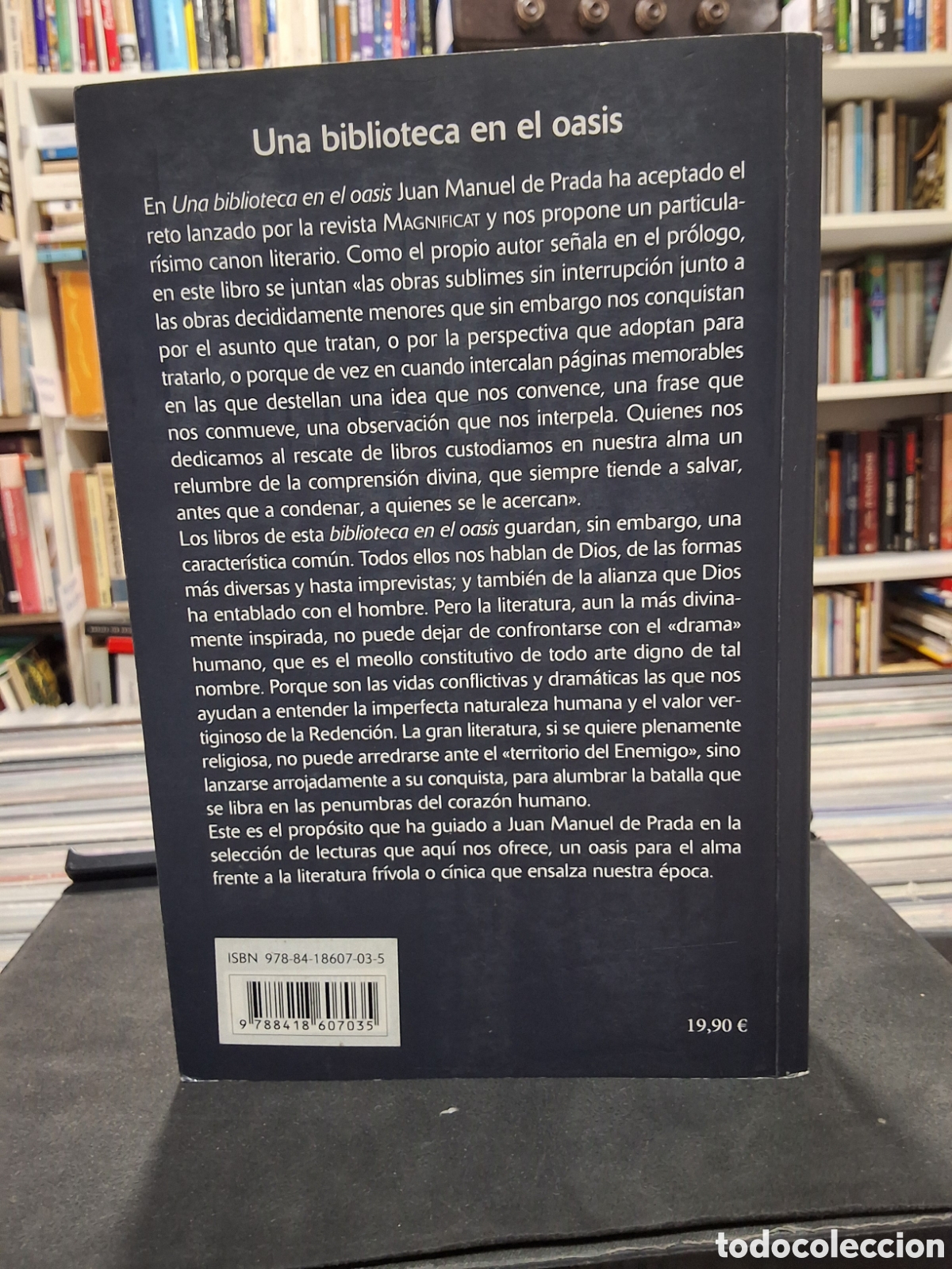 Libros de segunda mano: UNA BIBLIOTECA EN EL OASIS - JUAN MANUEL DE PRADA - Foto 3