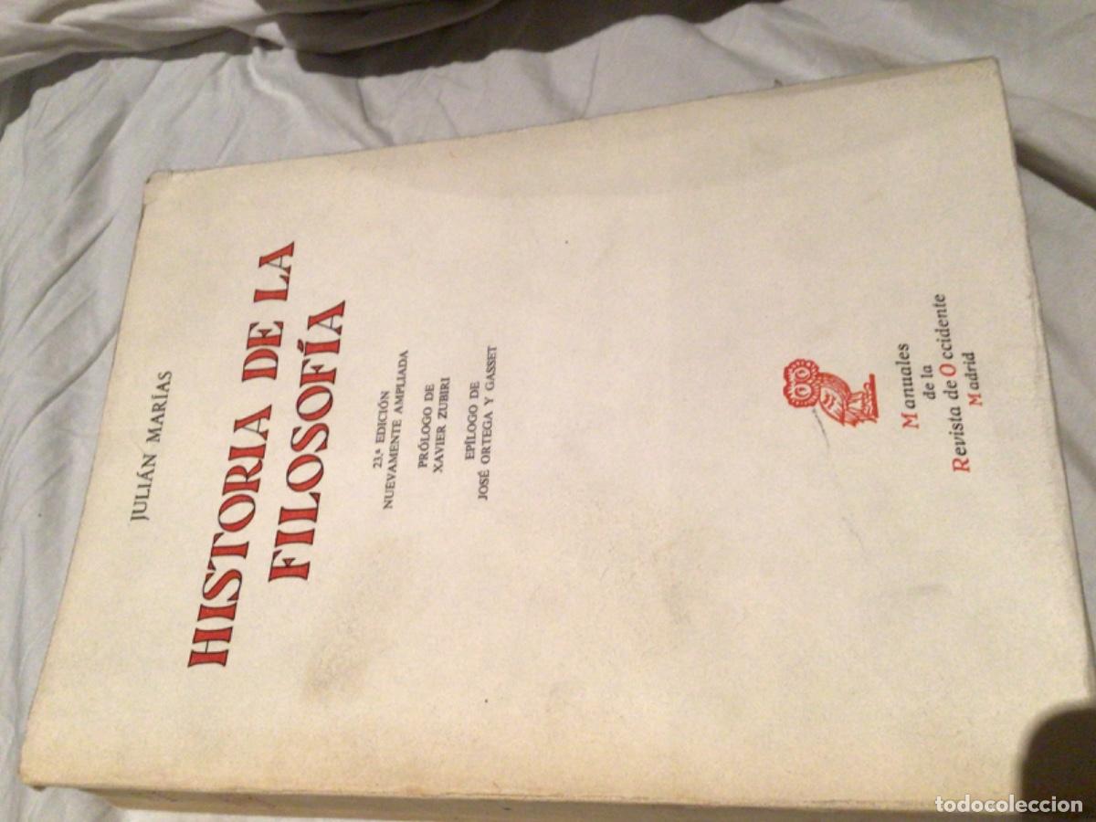 Libros de segunda mano: Juli&aacute;n Marias Historia de la Filisofia