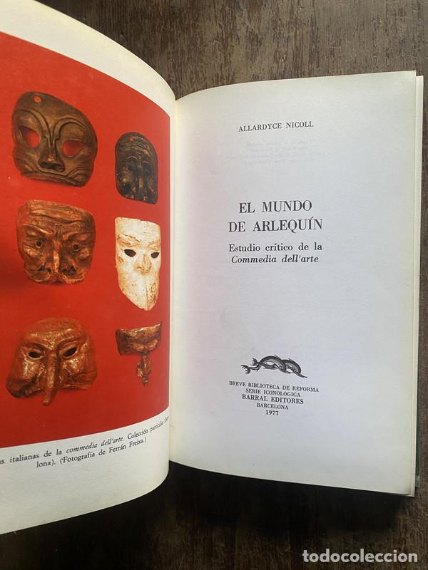 Libros de segunda mano: El mundo de Arlequin - Nicoll Allardyce