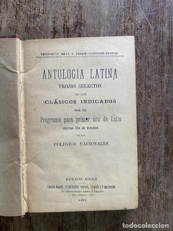 Libros de segunda mano: Antologia Latina - -