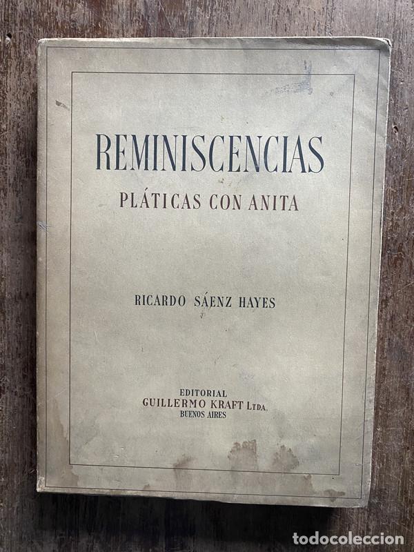 Libros de segunda mano: Reminiscencias - Saenz Hayes Ricardo