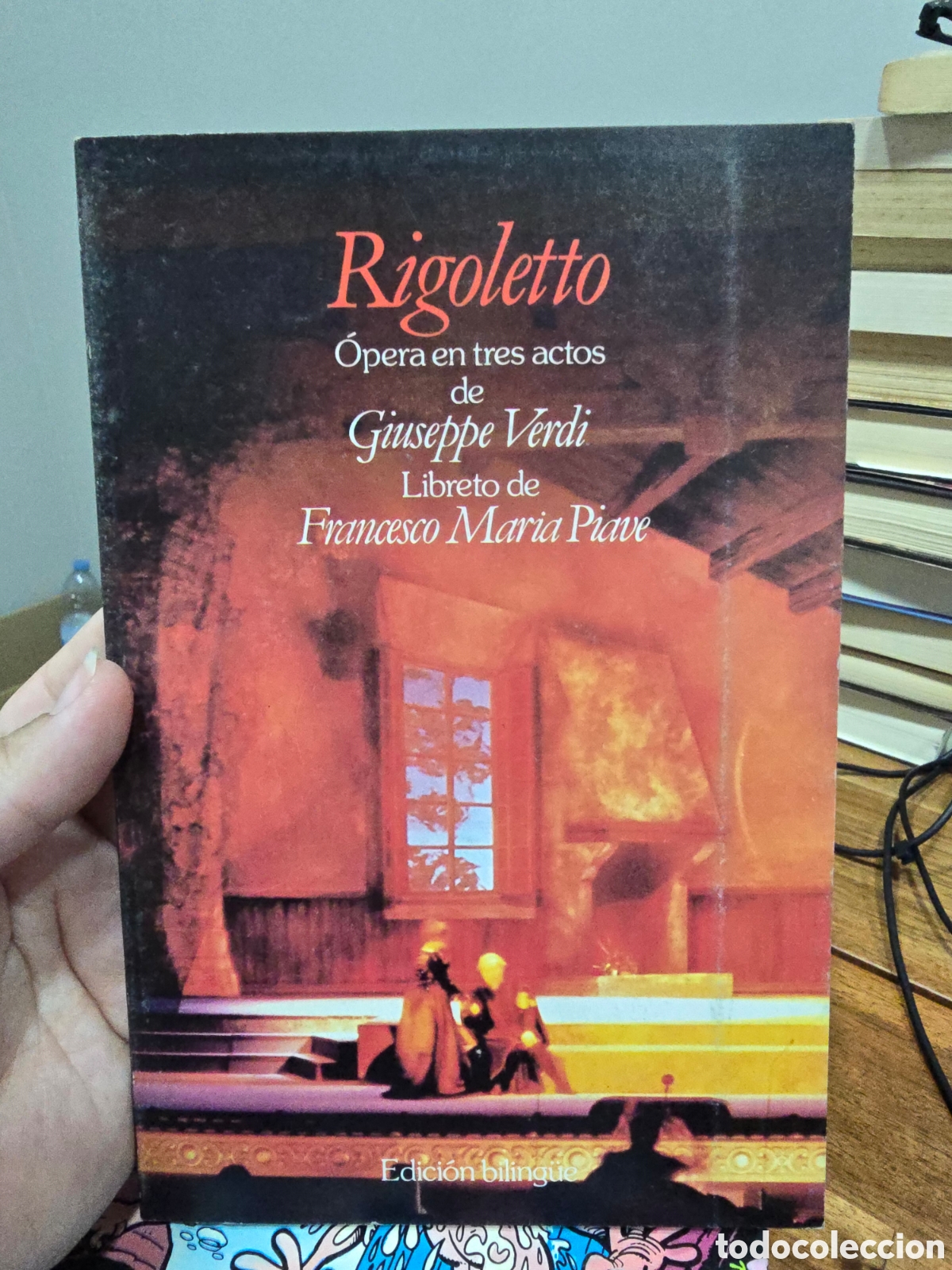 Libros de segunda mano: RIGOLETTO opera en 3 actos de Giuseppe Verdi EDICION BILINGUE planeta de agostini
