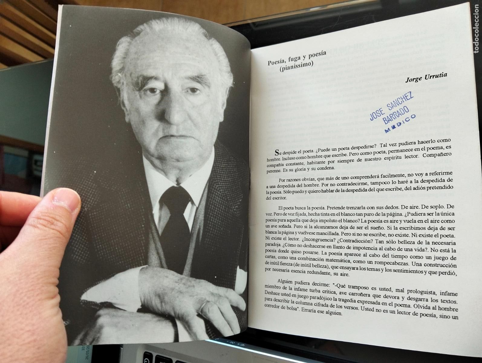 Libros de segunda mano: Literatura. Leopoldo de Luis, Aula de Literatura Jose Cadalso, Dedicado, 1994 L55 VISITA CATALOGO