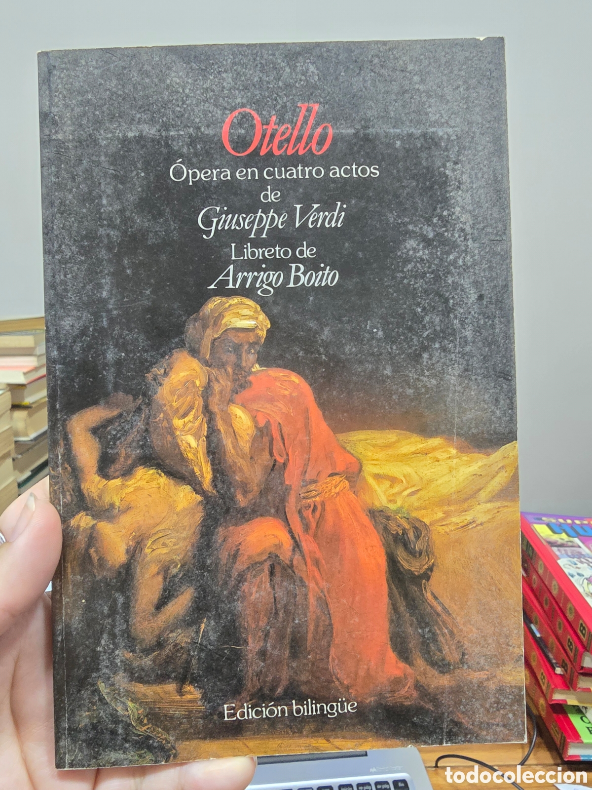 Libros de segunda mano: OTELLO opera en 4 actos de Giuseppe Verdi EDICION BILINGUE planeta de agostini 1989