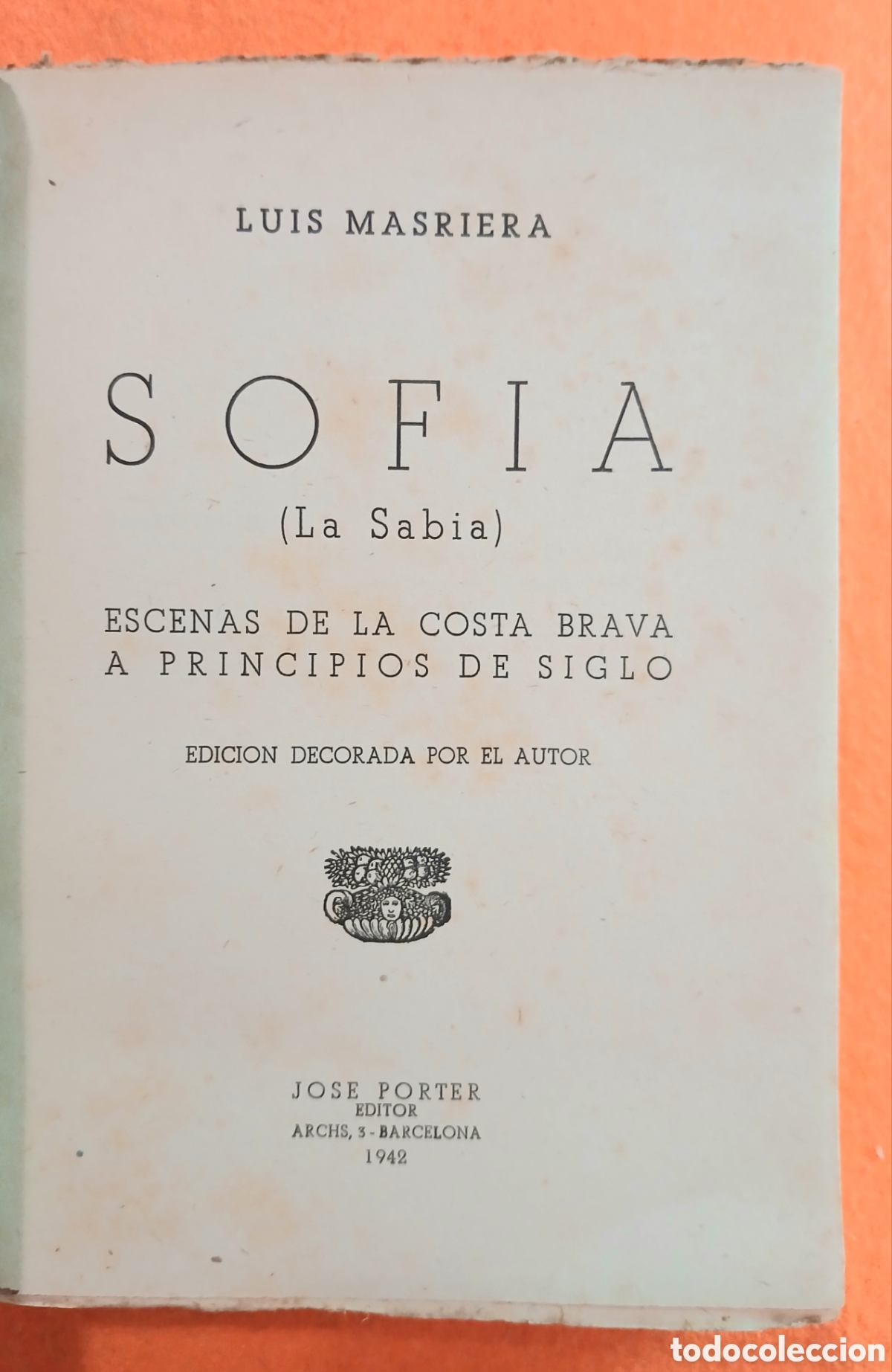 Libros de segunda mano: Sofia, Luis Masriera - Foto 2
