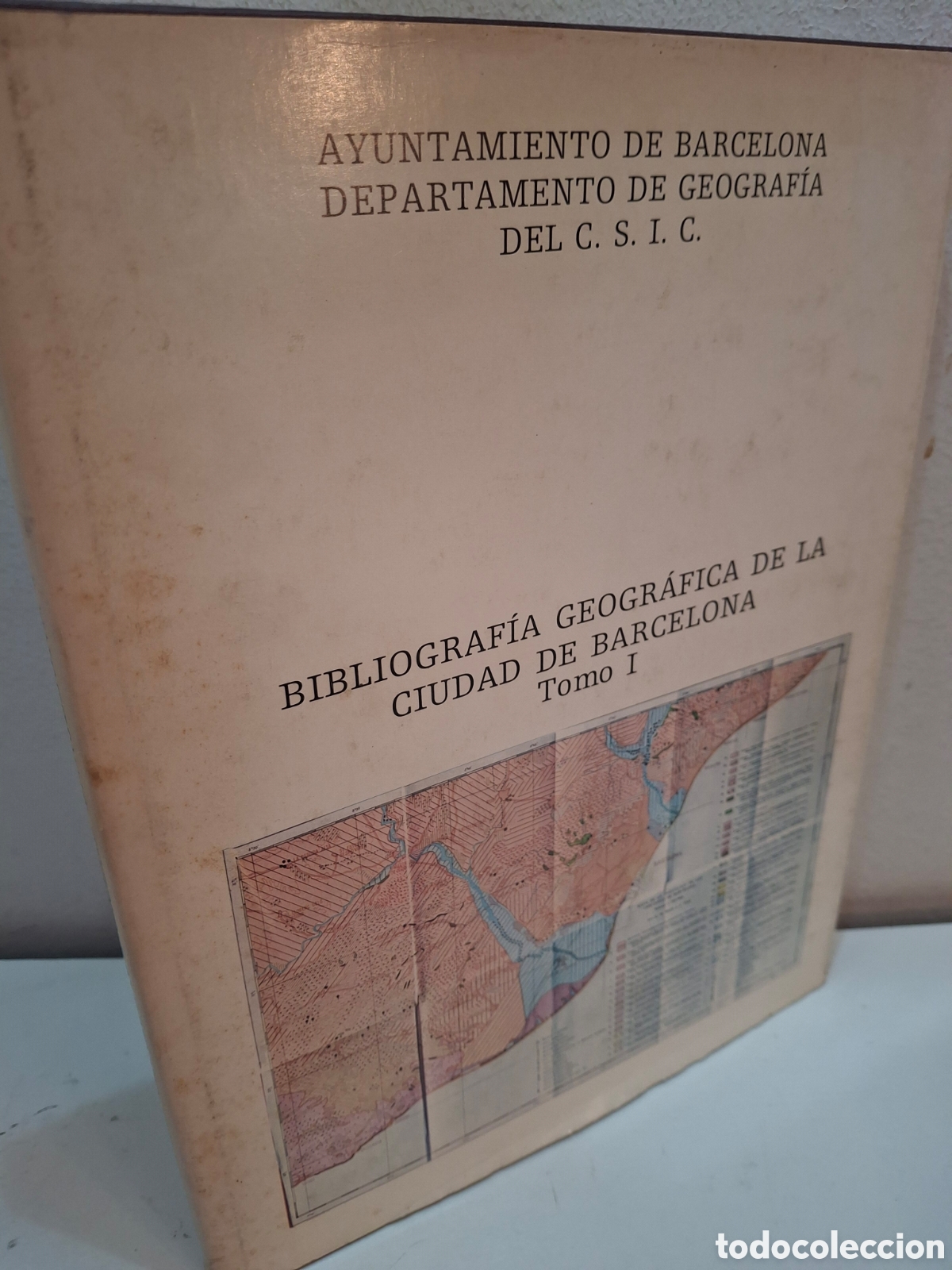 Libros de segunda mano: BIBLIOGRAFIA GEOGRAFICA DE LA CIUDAD DE BARCELONA, TOMO I, CSIC, 1973