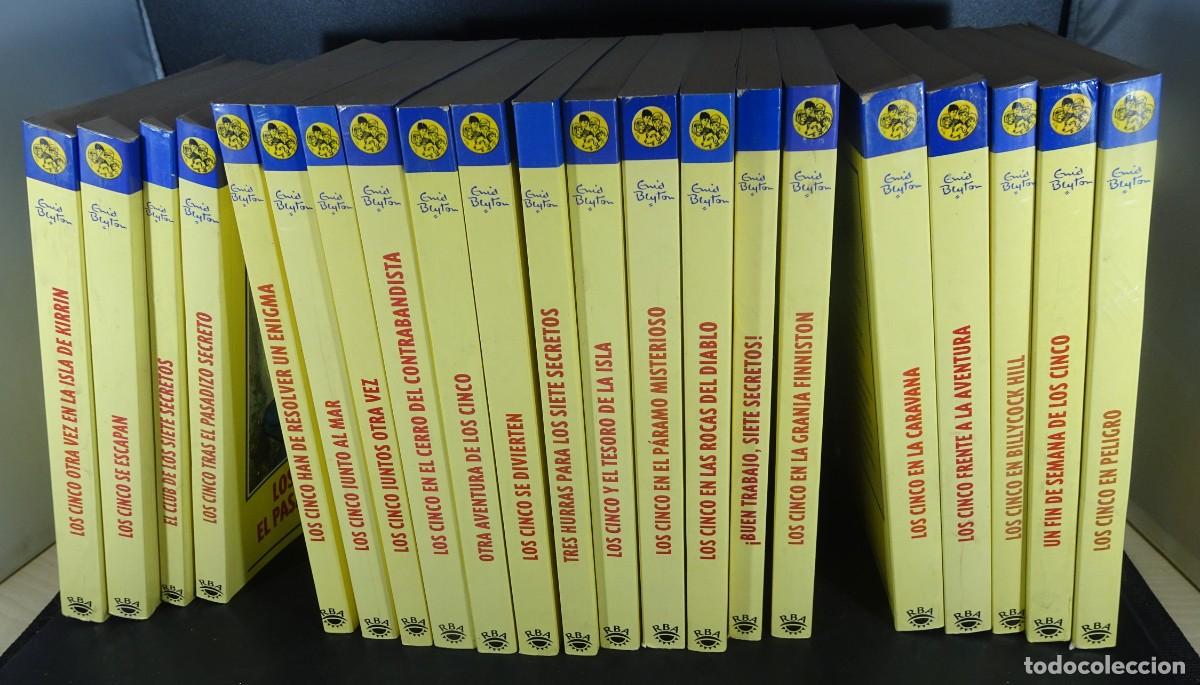Libros de segunda mano: LOTE DE 21 TOMOS, LOS CINCO , ENID BLYTON, RBA EDITORES, DIFERENTES N&Uacute;MEROS, VER FOTOS