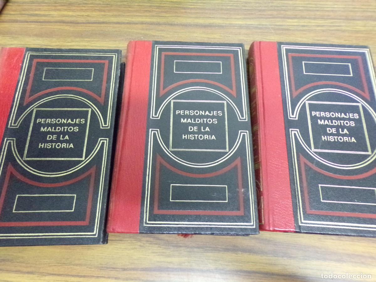 Libros de segunda mano: ESTAMOS LIQUIDANDO. 3 tomos personajes malditos de la historia. circulo amigos de la historia