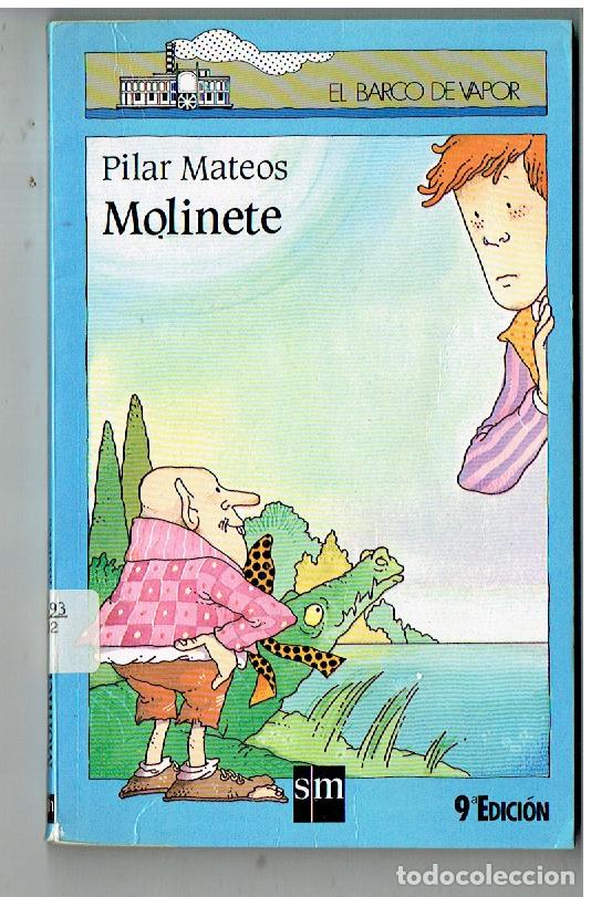 Libros de segunda mano: EL BARCO DE VAPOR. MOLINETE. PILAR MATEOS. 9&ordf; EDC. SM. 1990. (ST/C63)